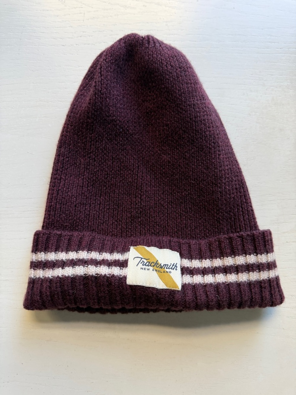 Tracksmith Burgundy Beanie
